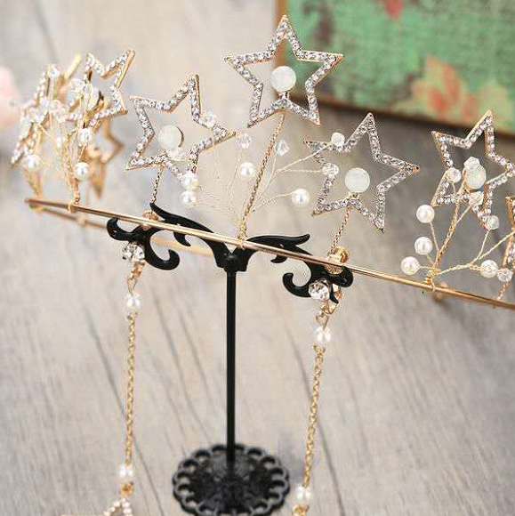 十二星座专属"女王皇冠",狮子座珍珠水钻,水瓶座勇敢蝶恋花