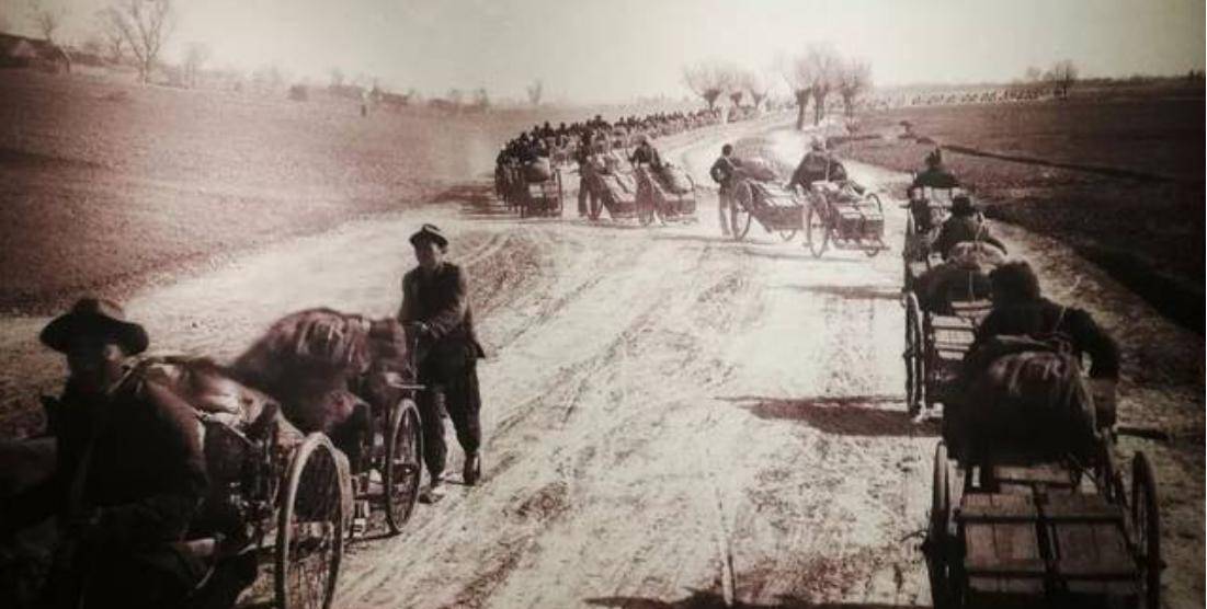 淮海战役后期,543万民工,紧急调80万斤猪肉,400万包香烟到前线