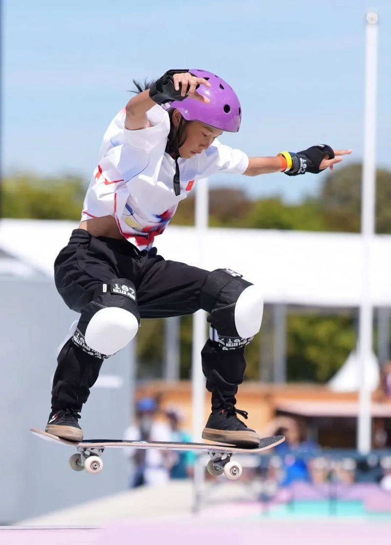 滑板少年,奥运第四!