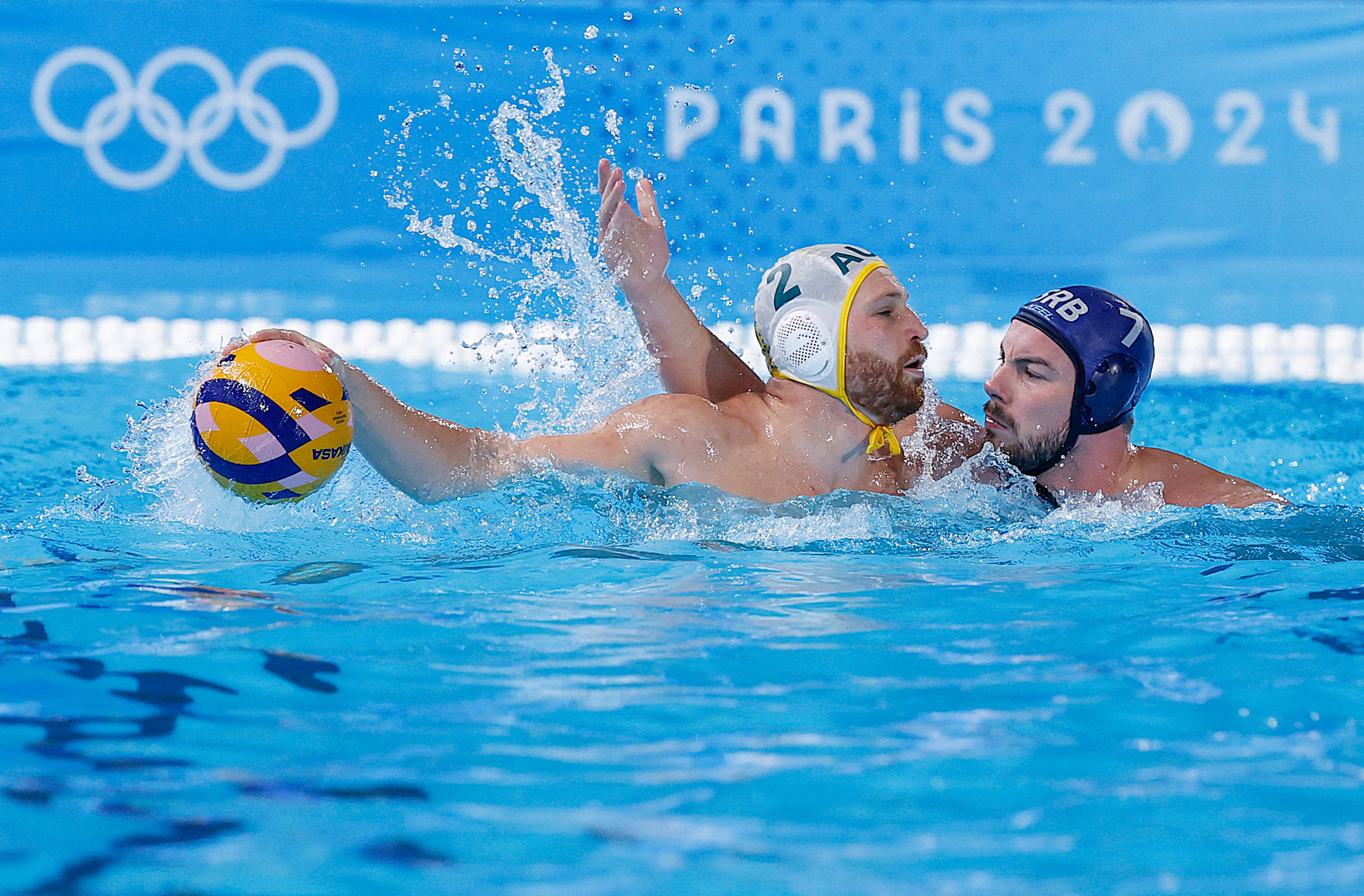 巴黎奥运会|水球——男子:澳大利亚胜塞尔维亚