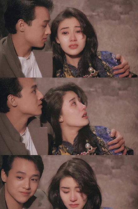 虽然演技不算顶级,但李嘉欣哭泣的片段也被网友称为"仙女落泪"