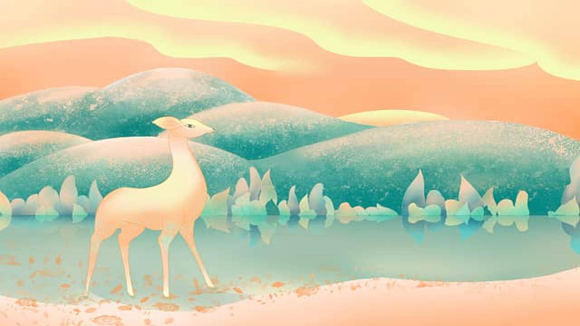 一只单角黄色怪物尾巴上长着脊柱嘴角张开仿佛会随着愤怒彩色图画或插图而爆炸图库矢量图©PantherMediaSeller 505543064, image size:1920x1080