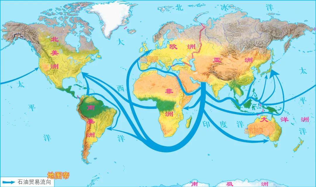 世界地图波斯湾图片