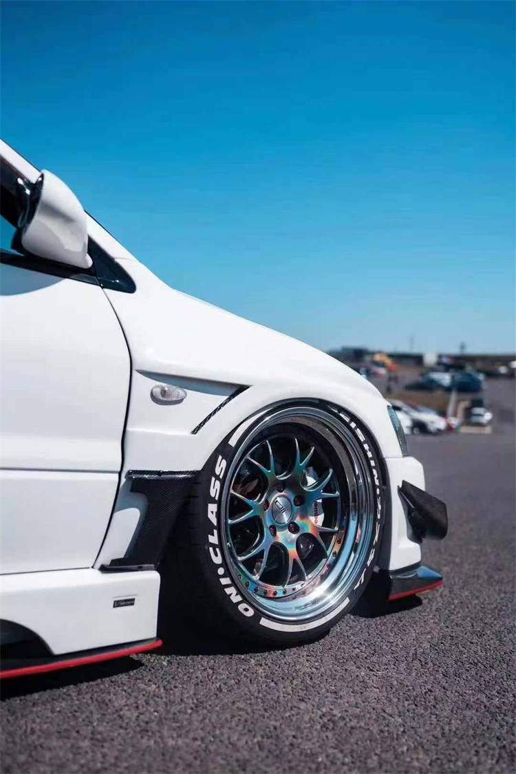 潮流风格 三菱evo改装airbft空气减震案例