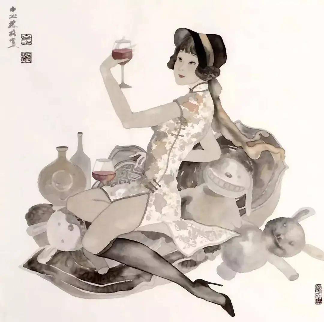 水墨画家金格格_人物_作品_艺术