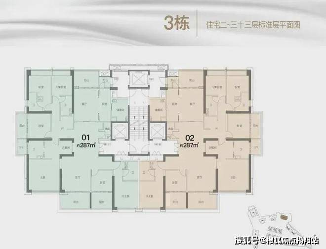 占地面积:4万﹐ 总建面:30万﹐ 产权:70年(15-85年)_户型图_接待_朝向