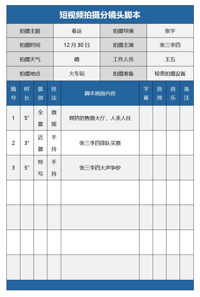 短视频脚本,短视频脚本制作的相关知识镜头运动 短视频脚本,短视频脚本制作的相关知识镜头运动