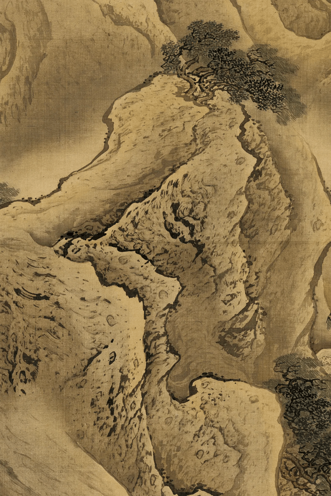 清 袁耀《山雨欲来图轴》欣赏