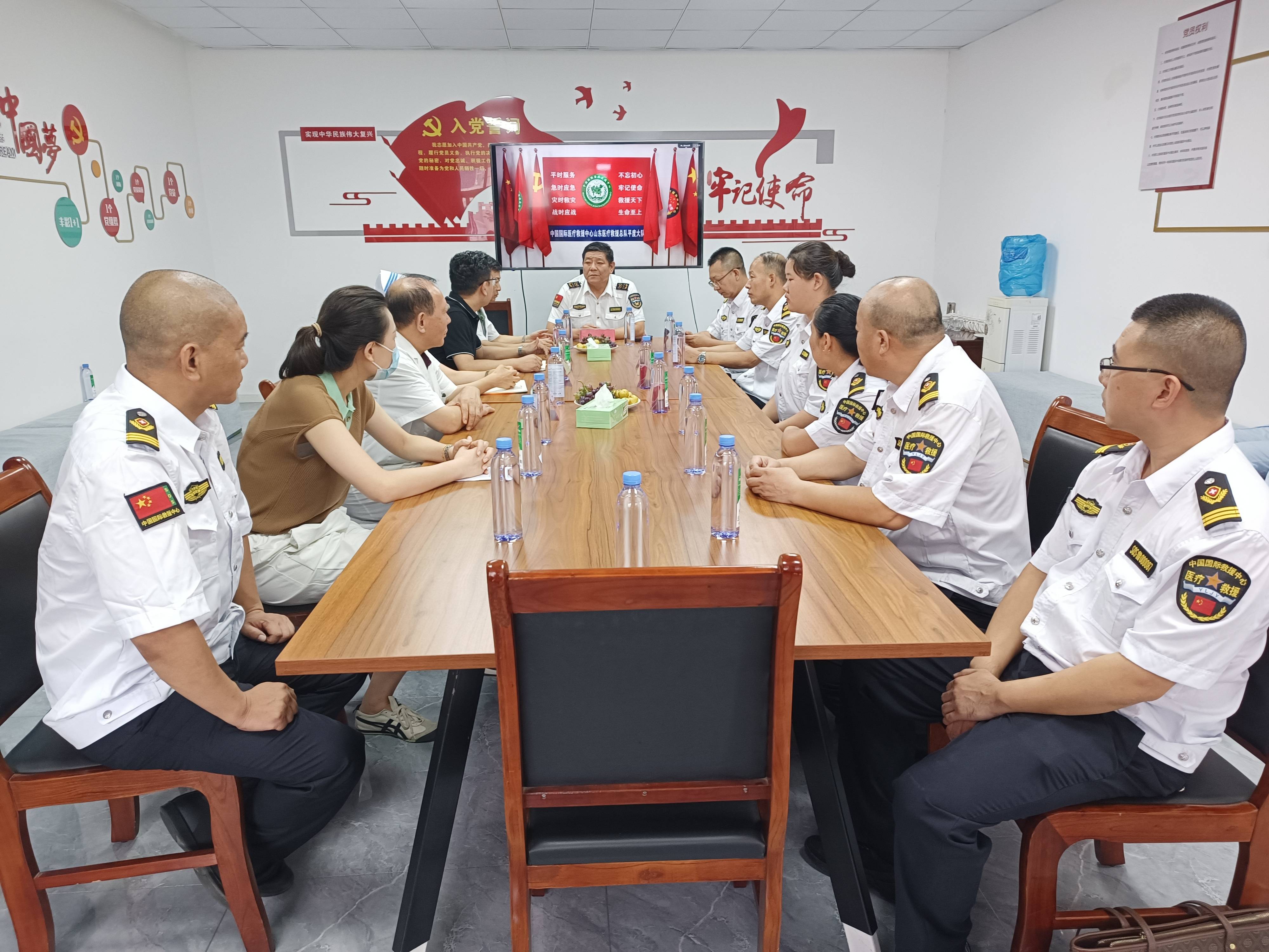中国国际救援中心-山东医疗救援总队平度大队正式揭牌_应急_青岛_付