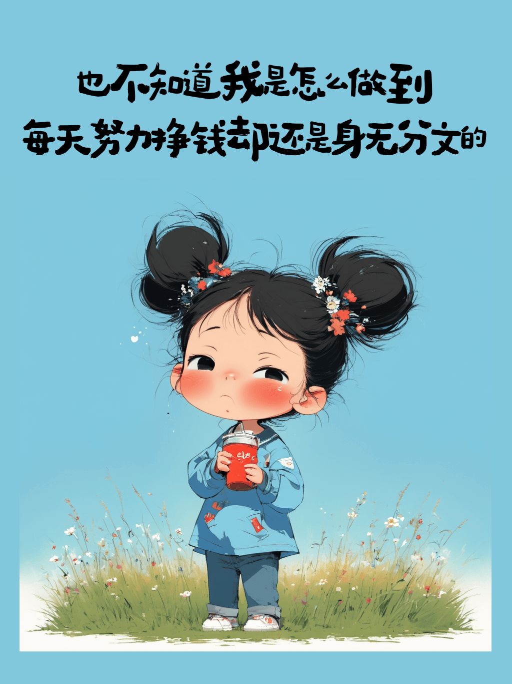 沉默是金,别跟我说话,我要攒钱.2.我是明明,我羡慕偏偏.