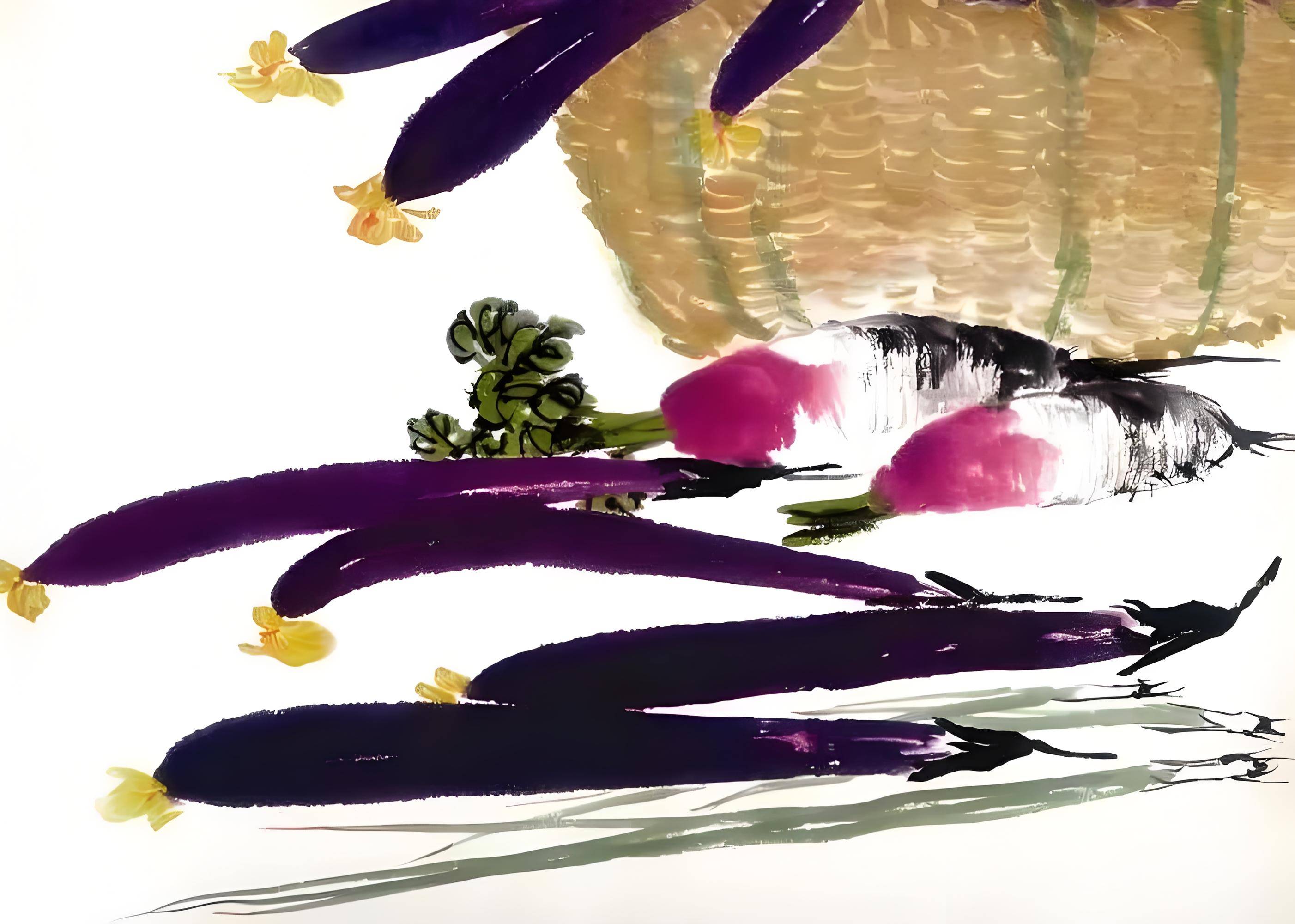 :茄子亲的是农家