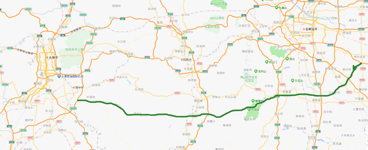 昔榆高速路线方案图图片