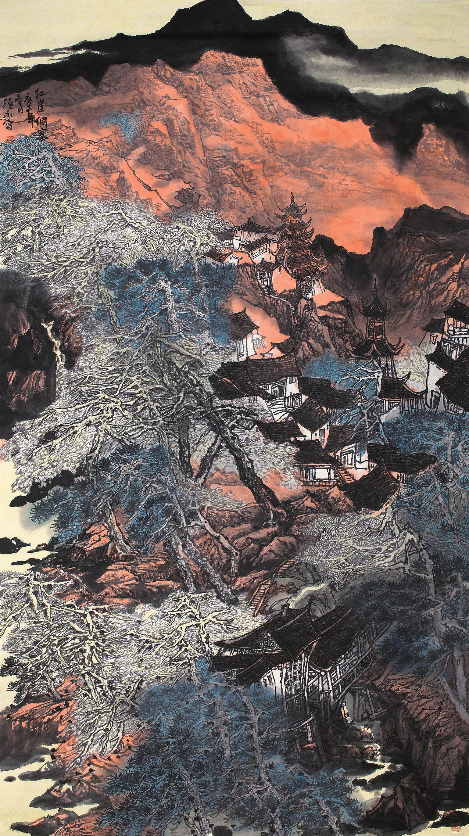 今日艺术鉴藏‖当代山水名家萧维永作品欣赏