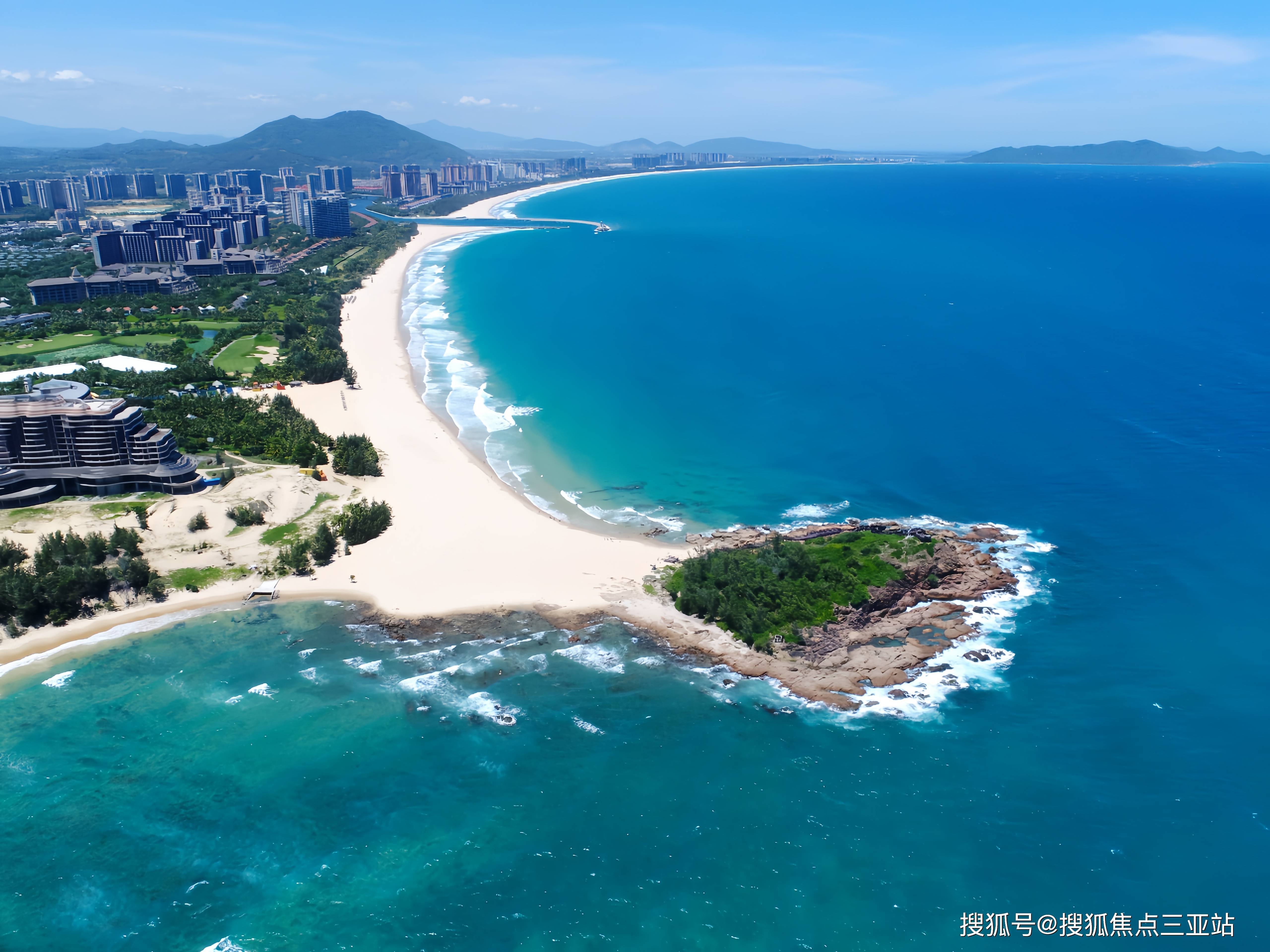 陵水半山半海成熟的配套,繁华商业