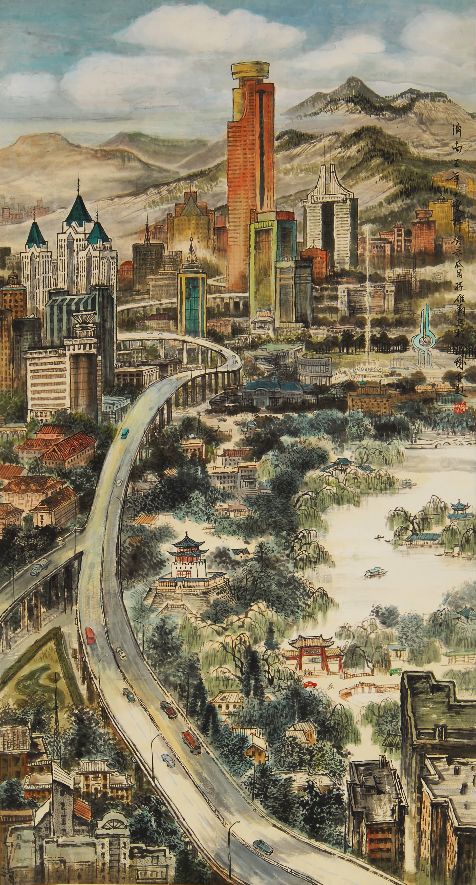 【墨上精灵】孙雁翔:从我的创作经历谈:"中国城市山水画的形成与发展"