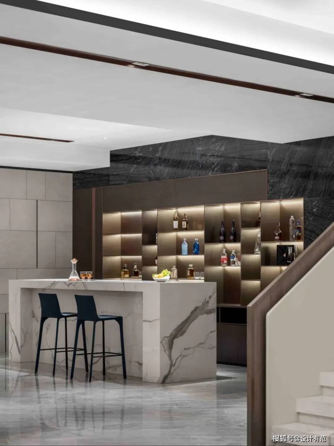 上海1917设计汪志鹏:1400㎡东方奢享空间,都市精英的哲学居所