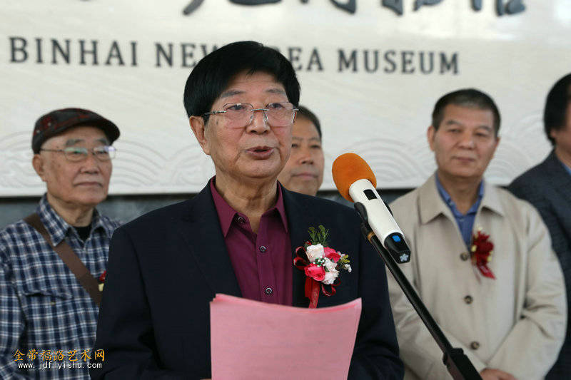 "向祖国致敬"李守玉国画精品展在滨海博物馆开幕