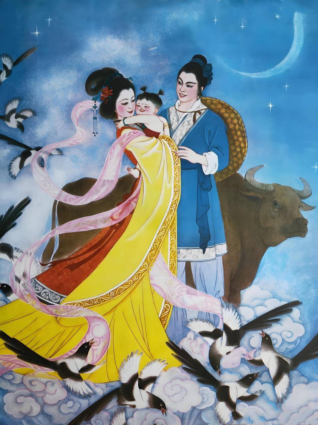 22幅老年画里的《牛郎织女》