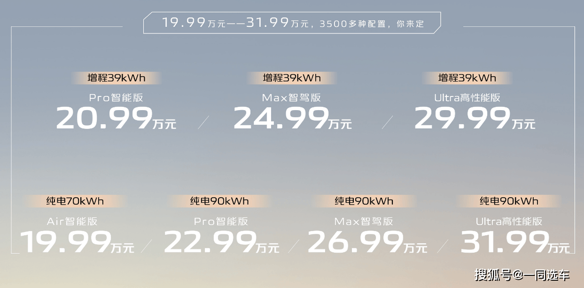 长安启源E07上市，19.99万元起售，不止个性，还搭载长安智驾