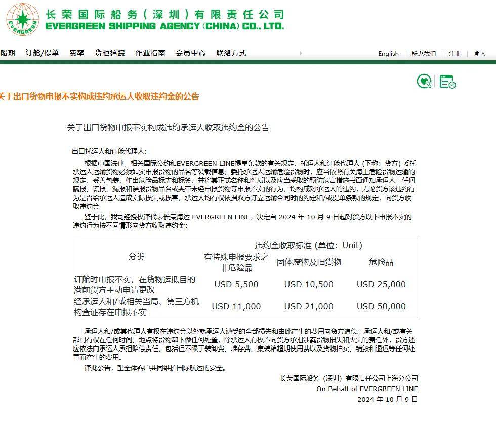 最高罚款100000美金，不实申报踢到船公司的“硬铁板”了！_搜狐网