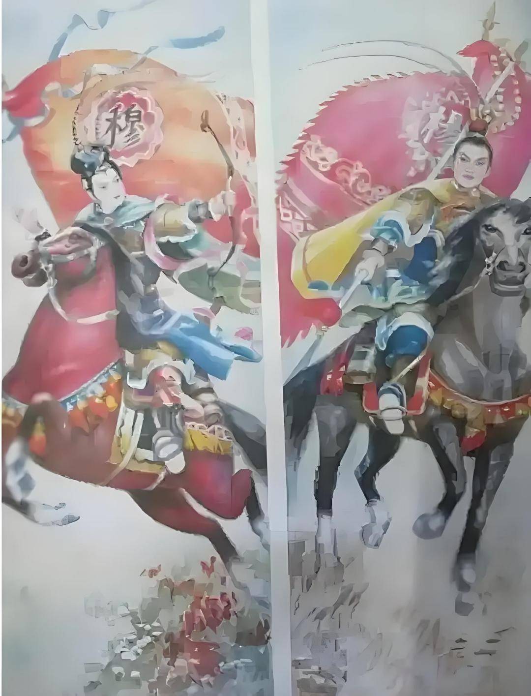 穆桂英大战韩昌孟良与杨六郎杜金娥与穆桂英杜金娥与穆桂英八姐与九妹