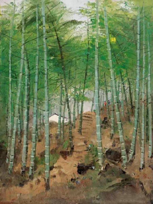 57幅吴冠中的油画,太美了!_中国_作品_绘画