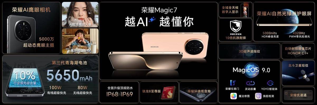 《荣耀Magic7系列发布：开创AI智能体新纪元，重塑智能手机未来》