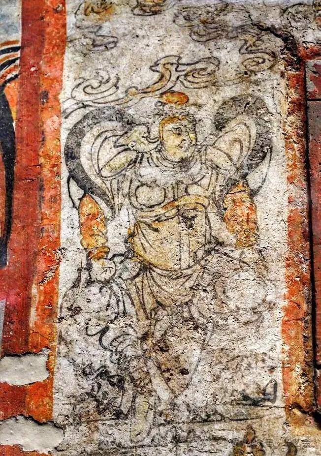 5,山西阳泉盂县金墓壁画 蒿里老翁山西省阳泉市盂