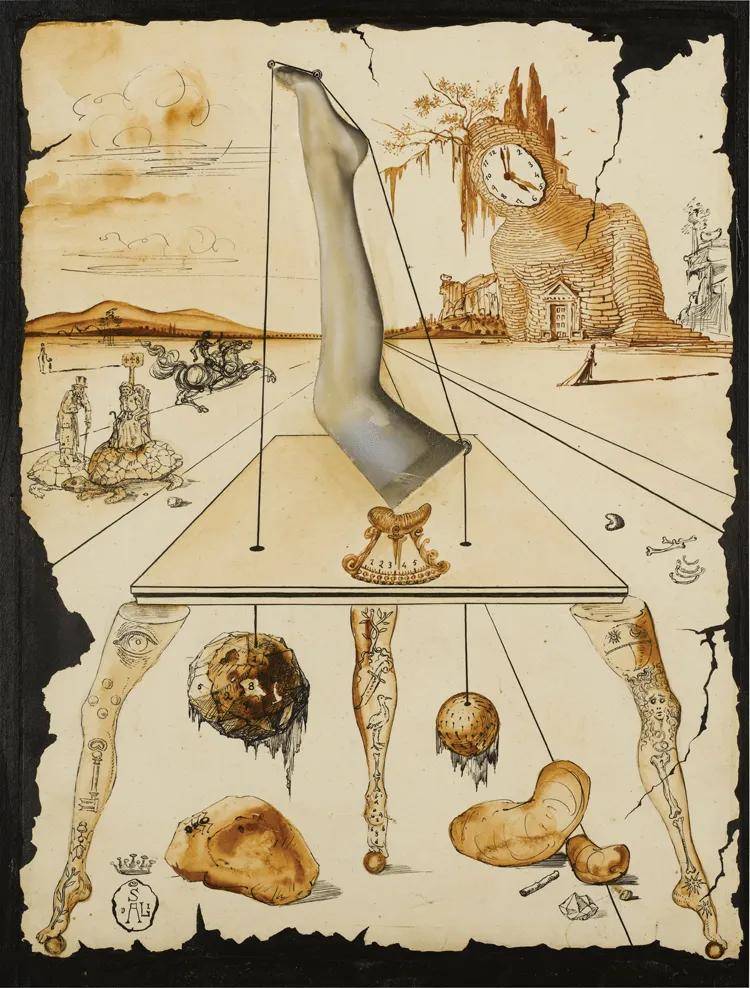 超现实主义绘画艺术家萨尔瓦多·达利 salvador dalí