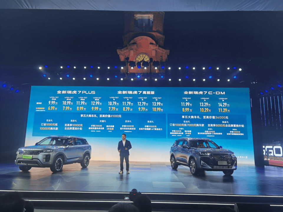 全新瑞虎7系列上市，9.99万起，年轻SUV新选择_搜狐汽车_搜狐网