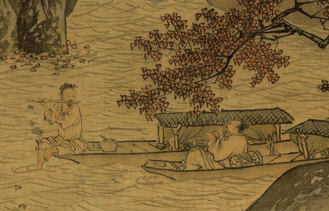 唐伯虎笔下的秋天:诗意浪漫与情感寓意交织