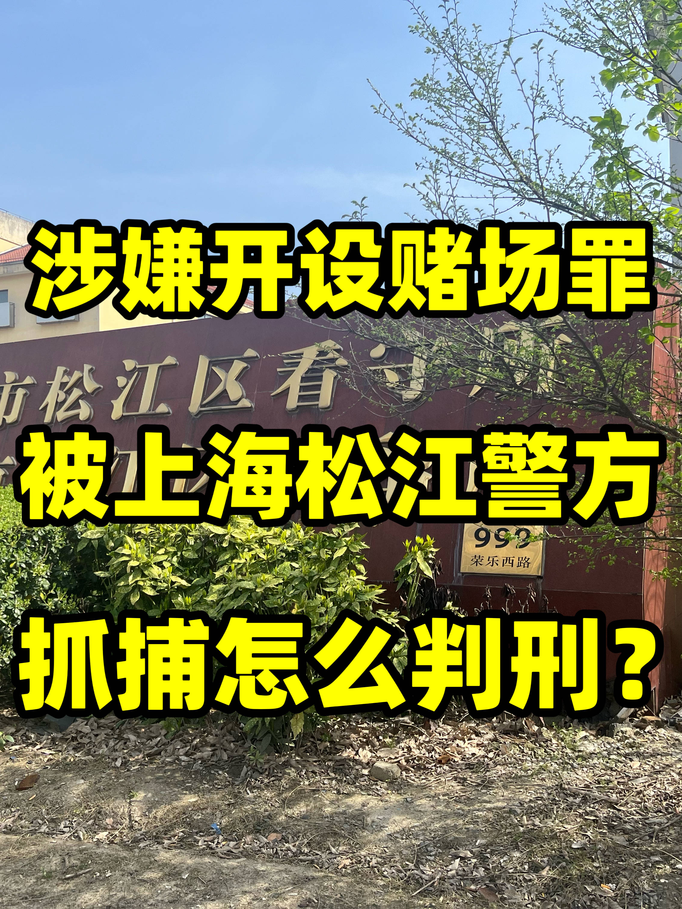 涉嫌开设赌场罪被上海松江警方拘留会判多久