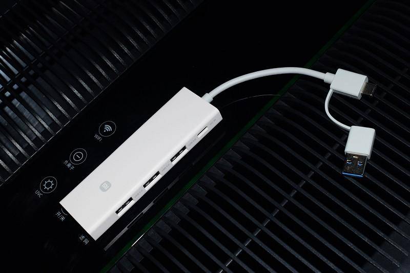 极致扩展与便利体验 小米四合一双头分线器
