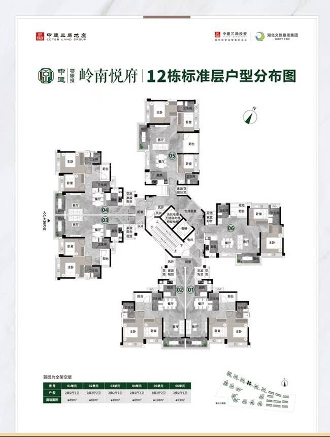 中建岭南悦府学位划分图片