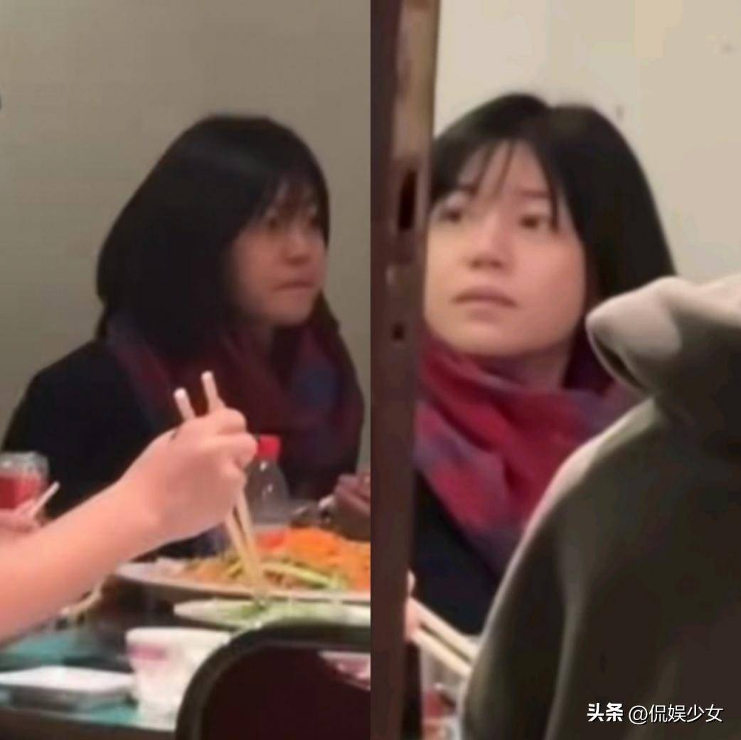 小龙女陈妍希吃饭图片