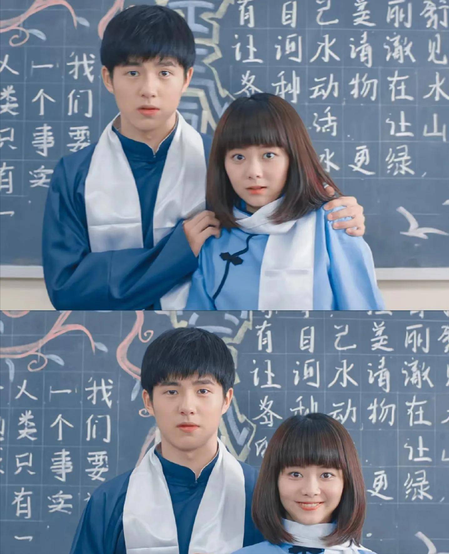 《最好的我们》中,谭松韵饰演的耿耿,扎着马尾辫,眼神中充满了青春期