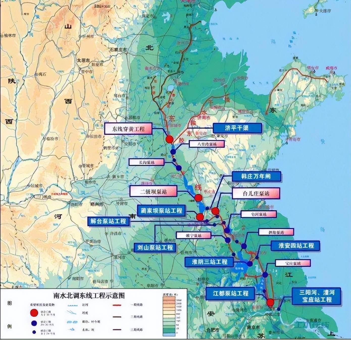 南水北调东线将调80个西湖的水量,水位提升40米,青岛也喝长江水