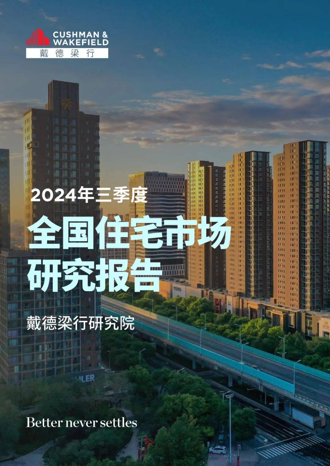 戴德梁行：2024年全国住宅市场现状及政策分析，住宅抽奖走势变化