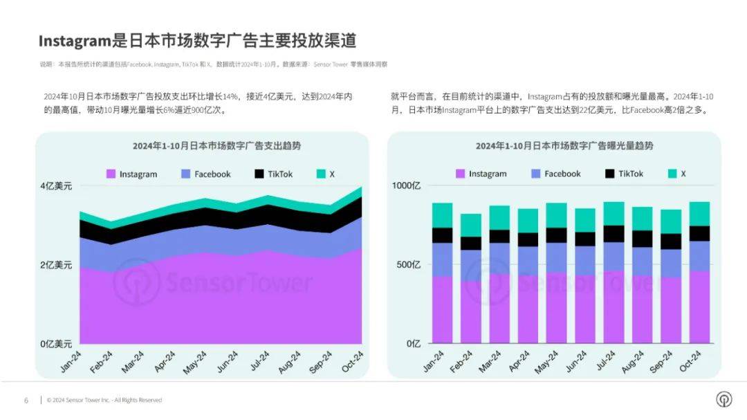 2024年日本市场数字广告洞察报告，日本市场购物品牌数字广告表现