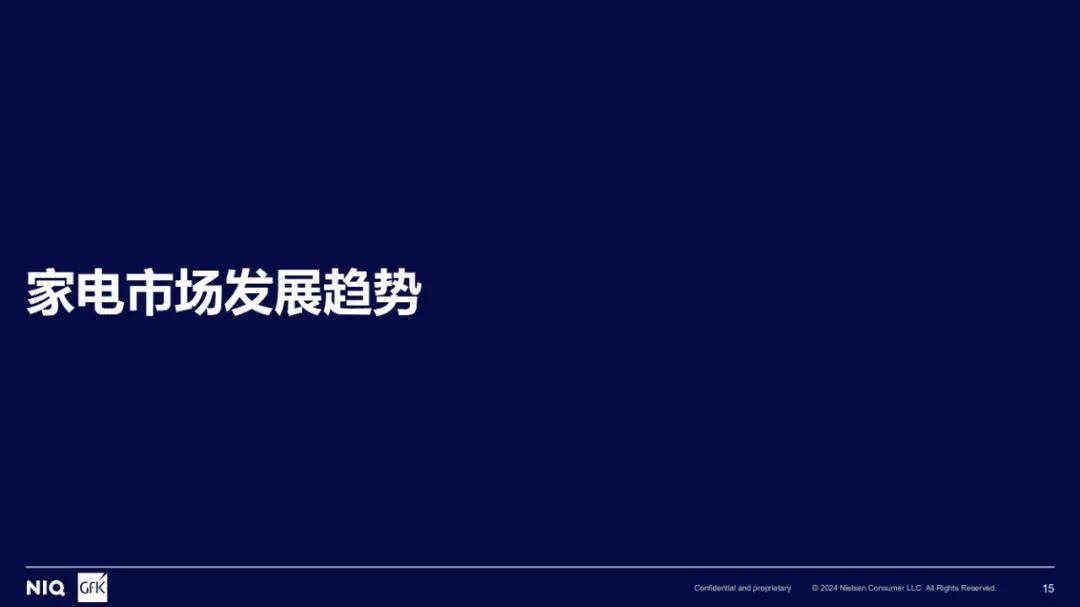 尼尔森数据：2024年家电市场发展趋势分析，全球消费者行为调研