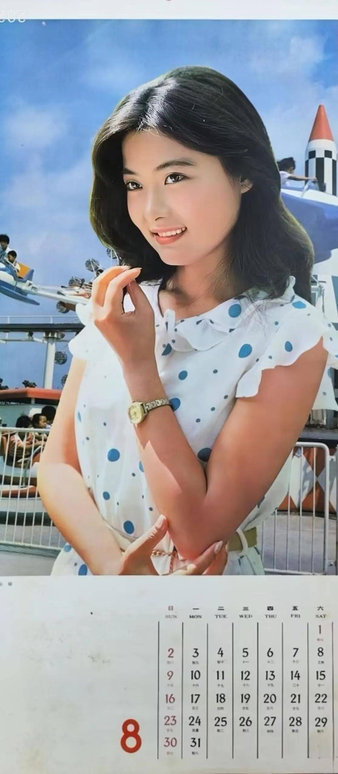 《上海时装》挂历,李芸,麦文燕,余娅,傅丽莉等