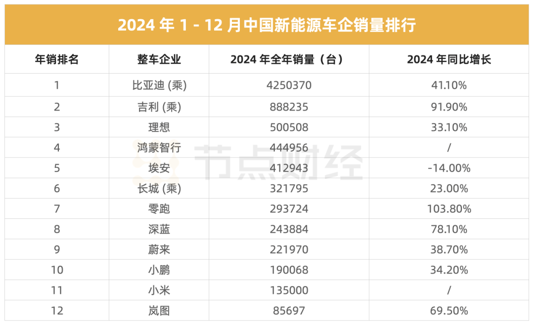 新能源车企的2025年，从「抛弃」自己的身份开始