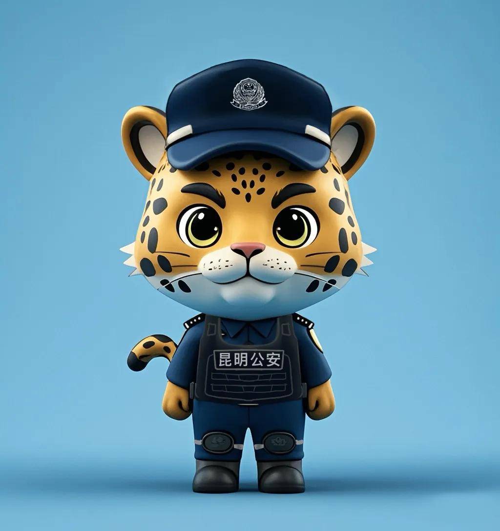 的动物当春城民警遇到和昆明警方原创周边警小豹警官重磅推出超萌超