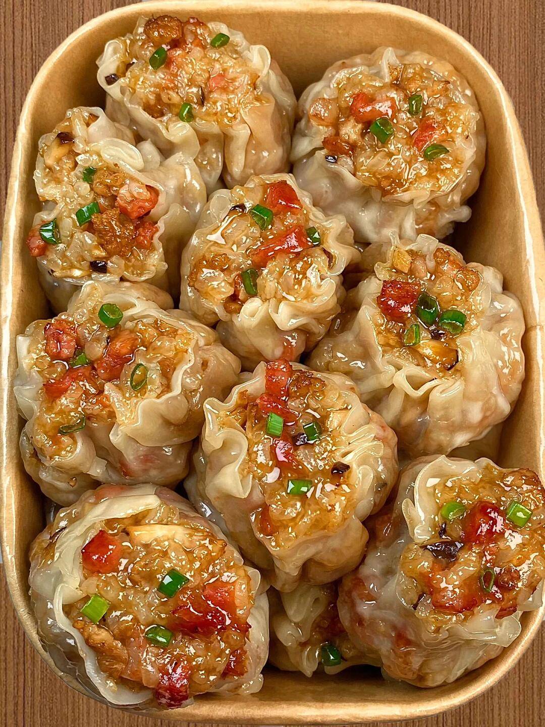 烧麦的 secret:外皮q弹,馅料鲜美多汁!