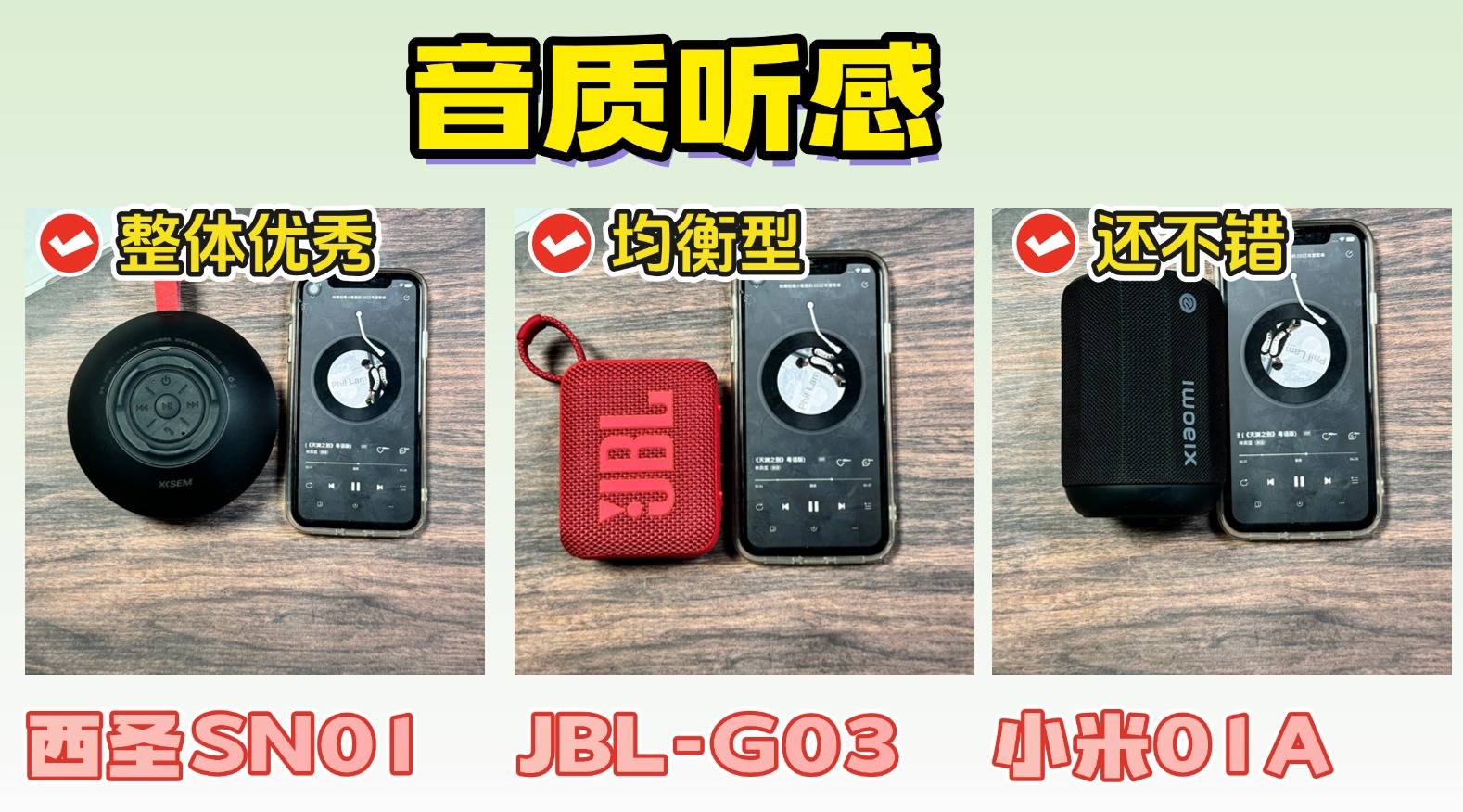 音质比较好蓝牙音箱有哪些？综合测评2025年口碑好蓝牙音箱品牌