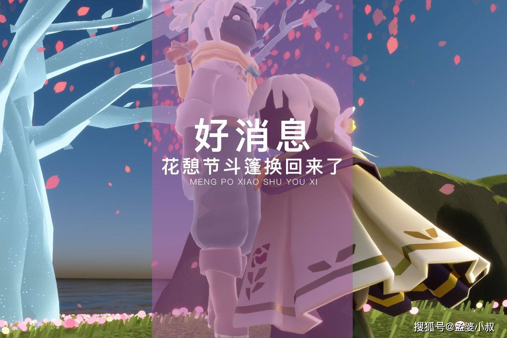 光遇:好消息,花憩节斗篷颜色换回来了