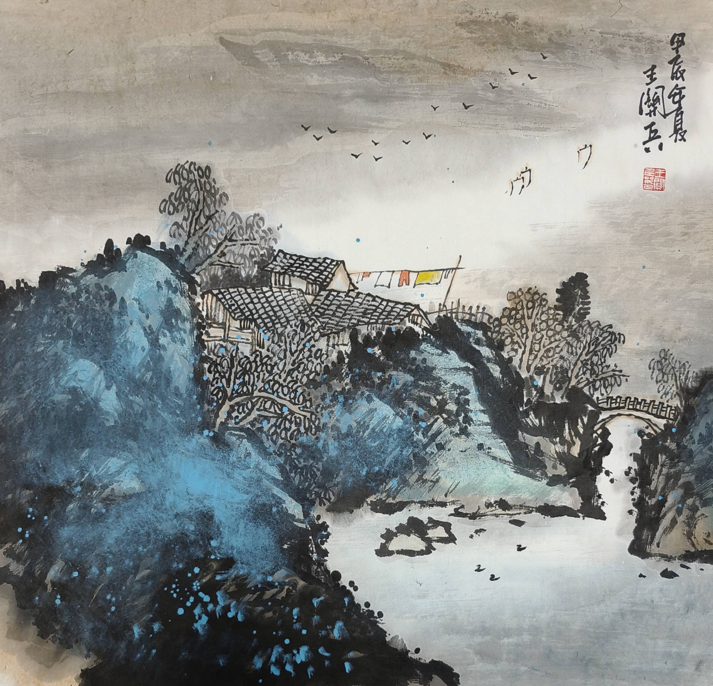 墨韵丹青间,王关兵先生中国山水画小品欣赏