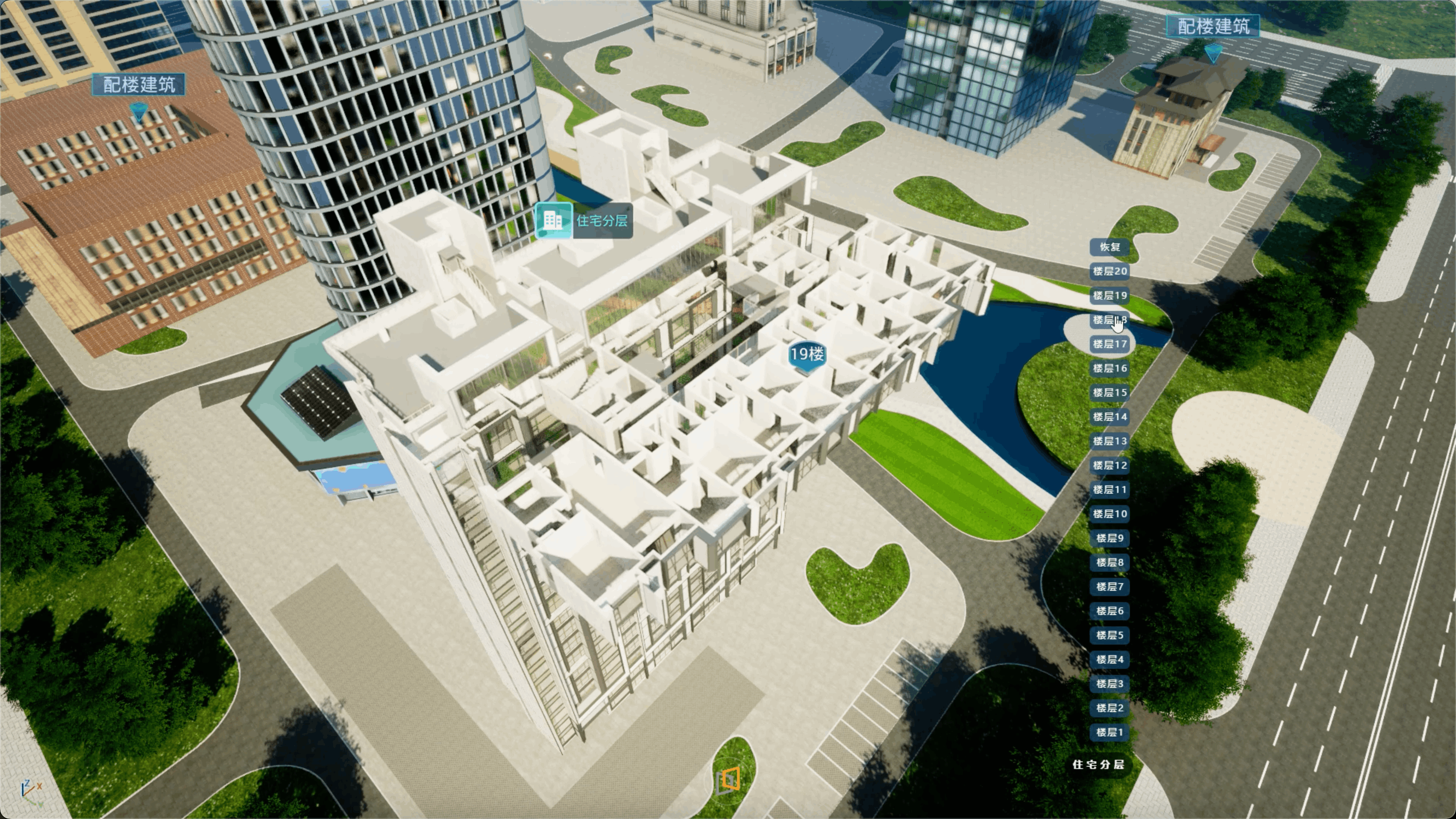 高清图例一看就知_模型_建筑群_城市