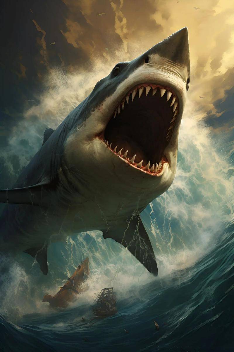 大白鲨闭眼冲刺防受伤,"自杀式捕猎"背后的生物机制