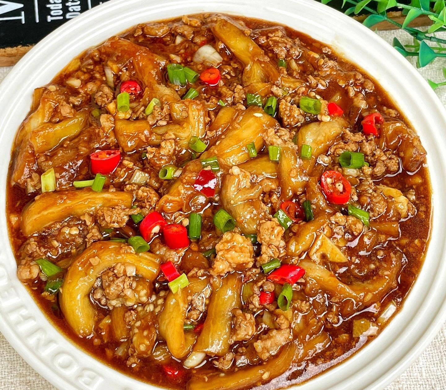 我能连吃3碗米饭二,超级下饭家常菜肉末茄子!